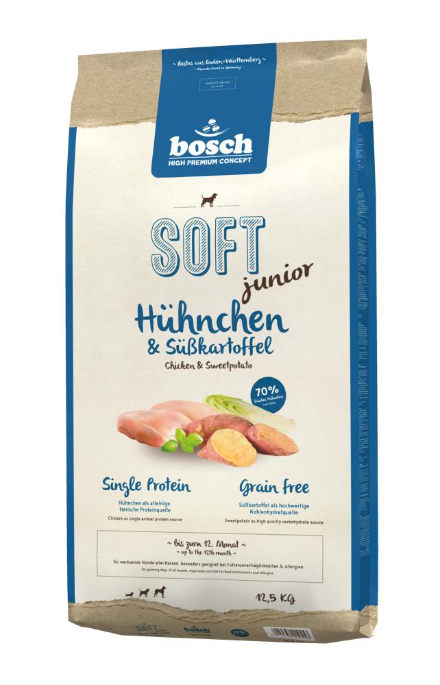 Bosch Soft сухой корм для щенков всех пород гипоаллергенный с курицей и бататом (12,5 кг)
Bosch Soft сухой корм для щенков всех пород гипоаллергенный с курицей и бататом (12,5 кг)