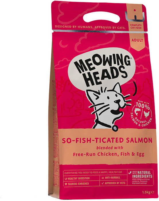 Barking Heads сухой корм для взрослых кошек всех пород с лососем, курицей и рисом фиш-гурман (1,5 кг)
Barking Heads сухой корм для взрослых кошек всех пород с лососем, курицей и рисом фиш-гурман (1,5 кг)