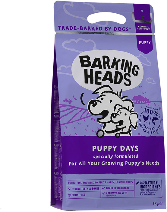 Barking Heads сухой корм для щенков всех пород лосось и курица щенячьи деньки (2 кг)
Barking Heads сухой корм для щенков всех пород лосось и курица щенячьи деньки (2 кг)