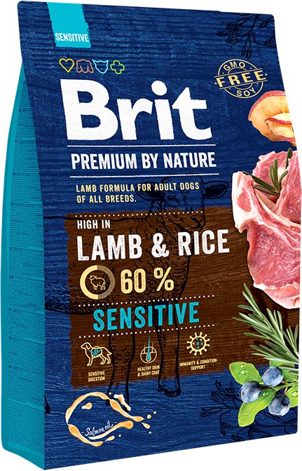 Brit корм для собак с чувствительным пищеварением и проблемами кожи, ягненок и рис (1 кг)
Brit корм для собак с чувствительным пищеварением и проблемами кожи, ягненок и рис (1 кг)