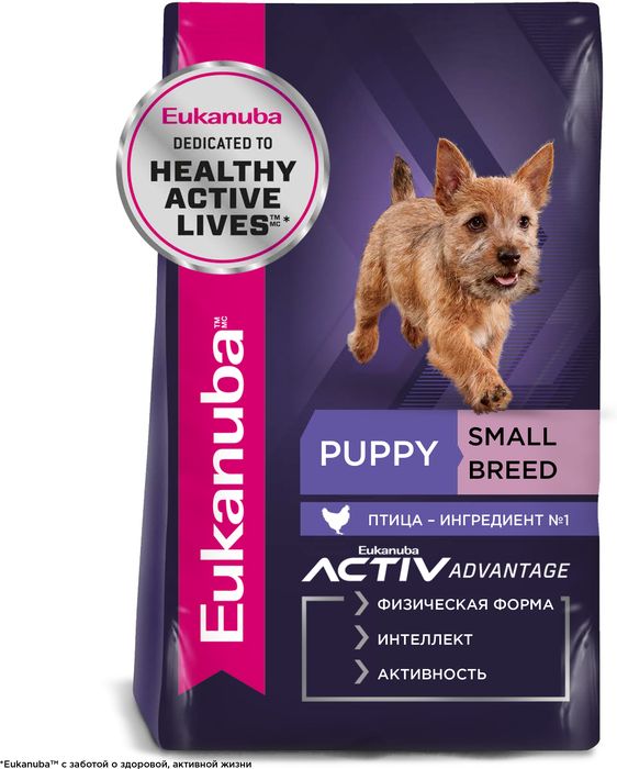 Eukanuba Puppy Small Breed сухой корм для щенков мелких пород с курицей (800 г)
Eukanuba Puppy Small Breed сухой корм для щенков мелких пород с курицей (800 г)
