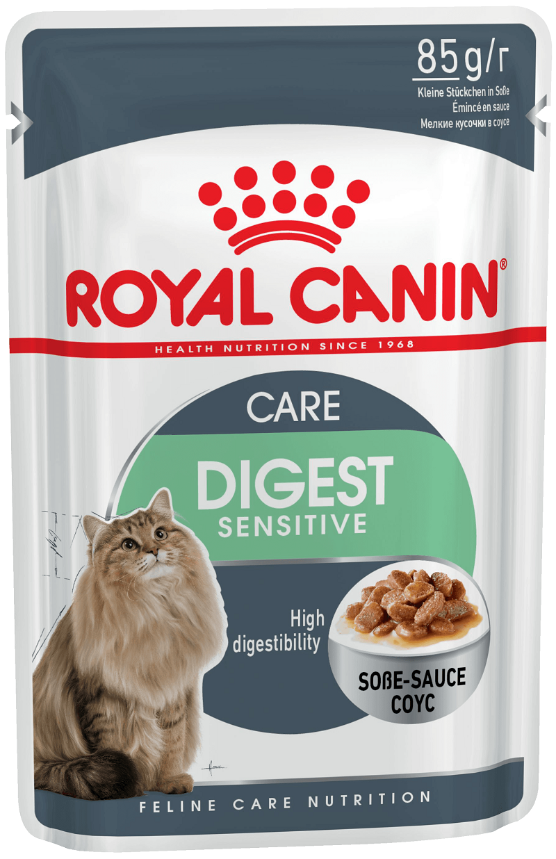 Royal Canin Digest Sensetive влажный корм для кошек с чувствительным пищеварением (85 г)
Royal Canin Digest Sensetive влажный корм для кошек с чувствительным пищеварением (85 г)