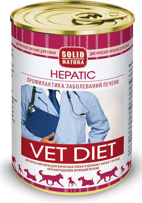 Solid Natura VET Hepatic влажный корм для собак всех пород с нарушениями функции печени (340 г)
Solid Natura VET Hepatic влажный корм для собак всех пород с нарушениями функции печени (340 г)