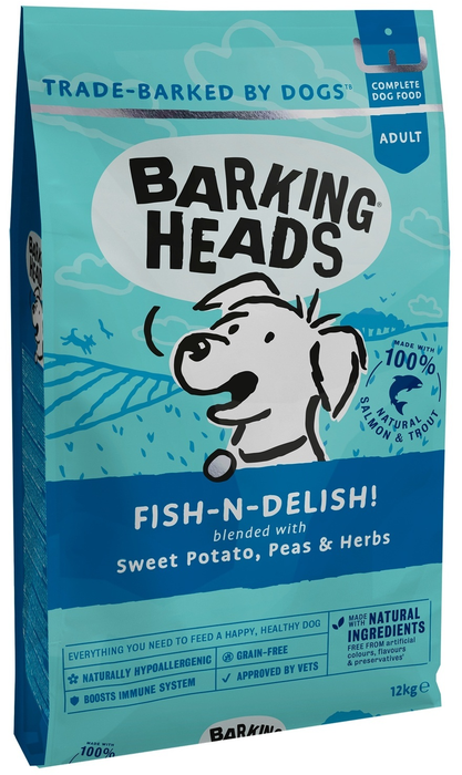 Barking Heads сухой корм для взрослых собак всех пород беззерновой лососем, форелью и бататом рыбка-вкусняшка (12 кг)
Barking Heads сухой корм для взрослых собак всех пород беззерновой лососем, форелью и бататом рыбка-вкусняшка (12 кг)