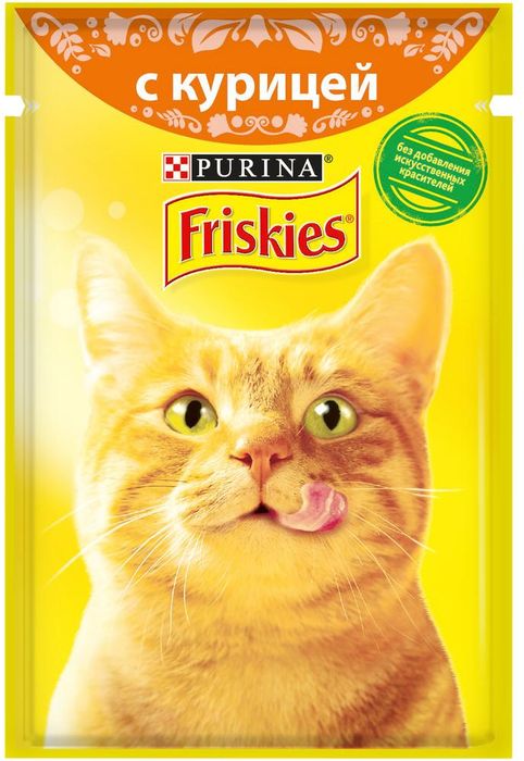 Friskies влажный корм для взрослых кошек всех пород, кусочки курицы в подливе (85 г)
Friskies влажный корм для взрослых кошек всех пород, кусочки курицы в подливе (85 г)