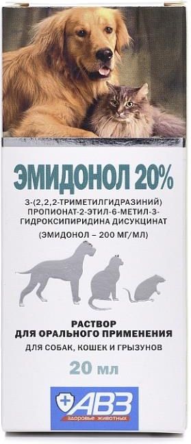 Эмицидин Эмидонол 20% раствор для кошек, собак и грызунов, антиоксидант-антигипоксант (20 мл)
Эмицидин Эмидонол 20% раствор для кошек, собак и грызунов, антиоксидант-антигипоксант (20 мл)