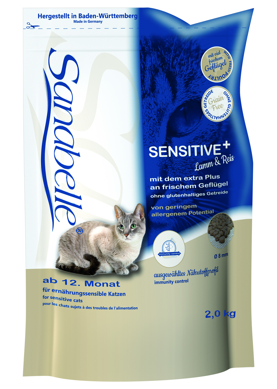 Sanabelle Bosch Bosch Sanabelle Sensetive сухой гипоаллергенный корм для кошек с ягненком (2 кг)
Sanabelle Bosch Bosch Sanabelle Sensetive сухой гипоаллергенный корм для кошек с ягненком (2 кг)