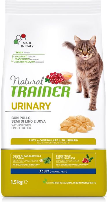 Trainer Natural корм для взрослых кошек, профилактика МКБ, с курицей (300 г)
Trainer Natural корм для взрослых кошек, профилактика МКБ, с курицей (300 г)