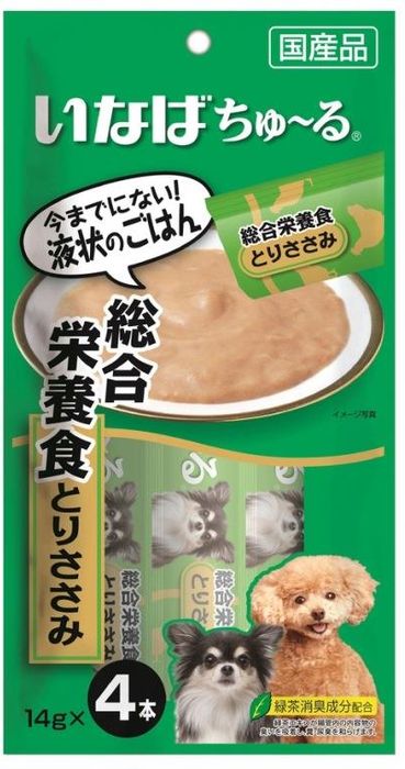 INABA CIAO Inaba Churu лакомство для собак, для общего поддержания здоровья, куриное филе (4х14 г)
INABA CIAO Inaba Churu лакомство для собак, для общего поддержания здоровья, куриное филе (4х14 г)