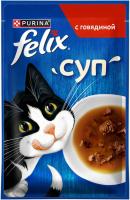 Влажный корм Felix® Суп для взрослых кошек, с говядиной
