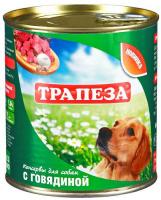 Трапеза влажный корм для собак с говядиной