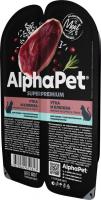 AlphaPet влажный корм для кошек, с чувствительным пищеварением, утка и клюква