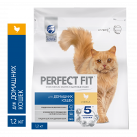 Perfect Fit корм для взрослых кошек всех пород, в домашних условиях, с курицей