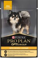 Влажный корм Pro Plan® для взрослых собак мелких и карликовых пород, склонных к набору веса, с курицей в соусе