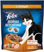 Сухой корм Felix® Двойная Вкуснятина® для взрослых кошек, с птицей