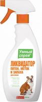 Умный спрей Ликвидатор пятен, меток и запаха для собак