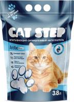 Cat Step Arctic Blue силикагелевый впитывающий наполнитель для кошачьих туалетов
