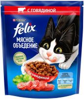 Сухой корм Felix® Мясное объедение для взрослых кошек, с говядиной