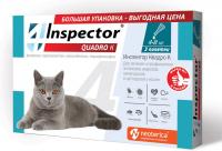 Inspector Quadro капли для кошек 4-8 кг, от внешних и внутренних паразитов