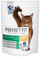 Perfect Fit корм для взрослых стерилизованных кошек всех пород, курица