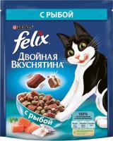 Felix Двойная Вкуснятина корм для взрослых кошек всех пород, рыба