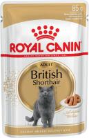 Royal Canin British Shorthair Adult влажный корм для кошек британской короткошерстной породы в соусе