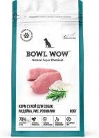 Bowl Wow корм для собак малых пород, с индейкой, рисом и добавлением розмарина