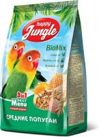 Happy Jungle корм для средних попугаев