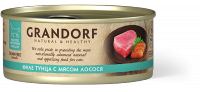 Grandorf консервы для кошек филе тунца с мясом лосося