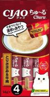 Inaba Ciao Churu лакомство-пюре для кошек, куриное филе и говядина