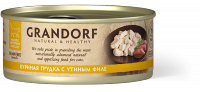 Grandorf консервы для кошек куриная грудка с утиным филе