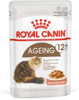 Royal Canin Ageing 12+ влажный корм для пожилых кошек всех пород, мелкие кусочки в соусе