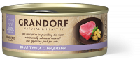 Grandorf консервы для кошек филе тунца с мидиями