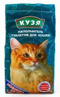 Кузя наполнитель впитывающий минеральный для кошек