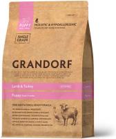 Grandorf корм для щенков всех пород, ягненок с индейкой