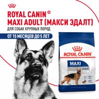 Royal Canin Maxi Adult сухой корм для собак крупных пород с 15 месяцев до 5 лет