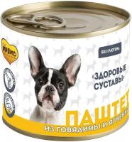 Мнямс Здоровые Суставы влажный корм для собак всех пород, говядина и ягненок, паштет