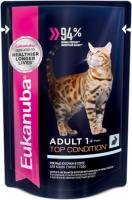Eukanuba влажный корм для взрослых кошек всех пород, кролик в соусе