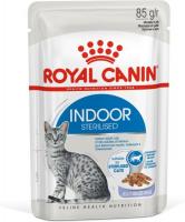 Royal Canin Indoor Sterilised влажный корм для стерилизованных кошек, живущих в помещении, кусочки в желе