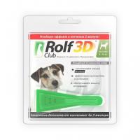 Rolf Club Rolfclub 3D капли от блох, клещей и комаров для собак 4-10 кг