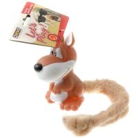 V.I.Pet Кенгуру игрушка для собак винил с плюшевым хвостом