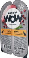 AlphaPet Wow SuperPremium влажный корм для стерилизованных кошек, индейка