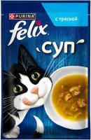 Влажный корм Felix® Суп для взрослых кошек, с треской