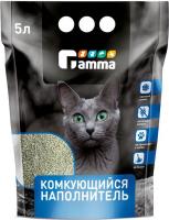 Гамма Gamma бентонитовый комкующийся наполнитель для кошачьего туалета