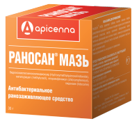 Apicenna Раносан мазь для лечения ран