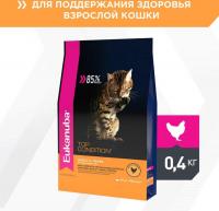 Eukanuba корм для взрослых кошек всех пород, домашняя птица