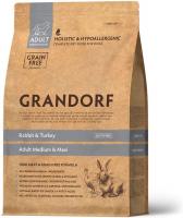 Grandorf корм для собак средних и крупных пород, кролик с индейкой
