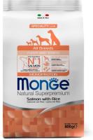 Monge Dog Speciality Puppy&Junior сухой корм для щенков всех пород лосось с рисом