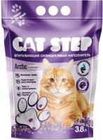 Cat Step силикагелевый впитывающий наполнитель для кошачьих туалетов, аромат лаванды