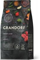 Grandorf Fresh корм для кошек, беззерновой, с живыми пробиотиками, свежее мясо ягненка с бататом